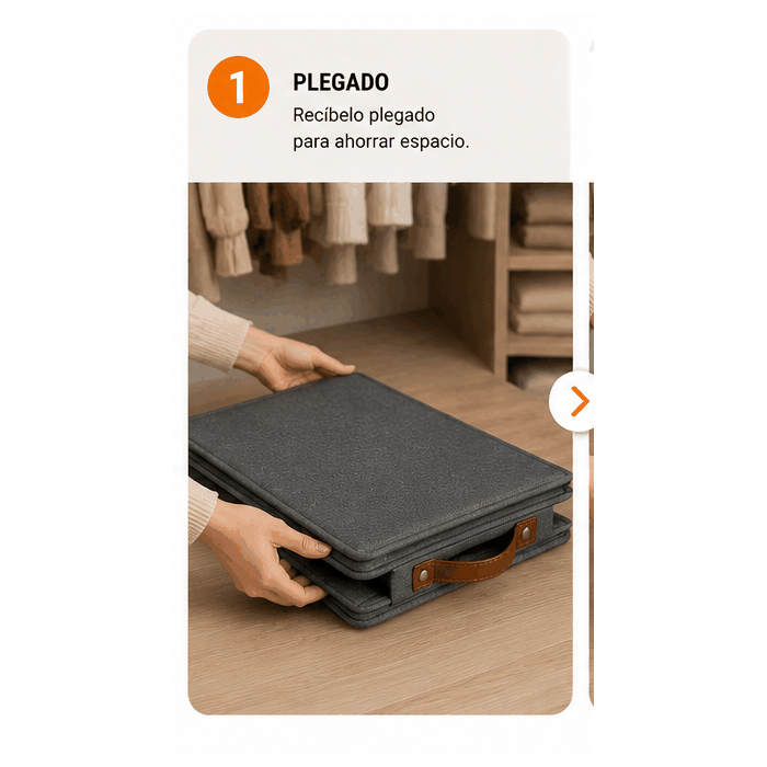 GIF de armado del organizador